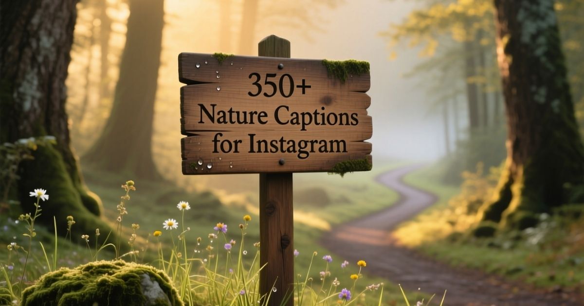 350+ Nature Captions for Instagram